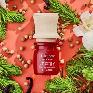 Lifelines essential oil spice rush energy white pepper and fir balsam